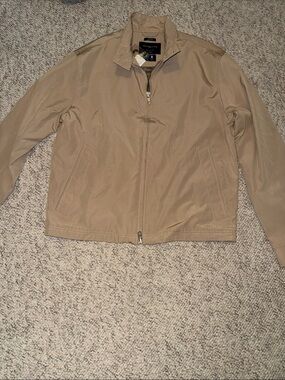 Abercrombie & Fitch Tan Zip-Front Men's Jacket